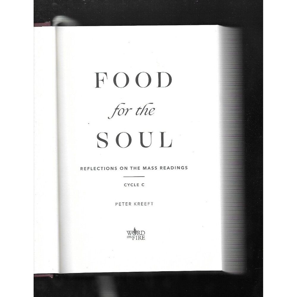 Food for the Soul Cycle C โ Peter Kreeft Catholic Mass Reflections HC 2021 - Picture 4 of 9